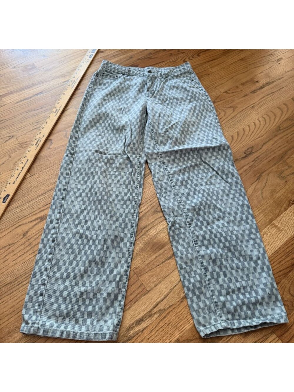 Future Collective Womens Size 0 Blue Skater Pants Jeans
